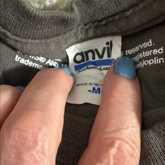 Gray Janis Joplin Graphic T-Shirt - Picture 5 of 7